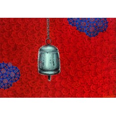 G. N. Qazi, Spiritual Connection-1, 24 x 36 inch, Acrylic On Canvas, AC-GNQ-103 G. N. Qazi, Spiritual Connection-1, 24 x 36 inch, Acrylic On Canvas, AC-GNQ-103